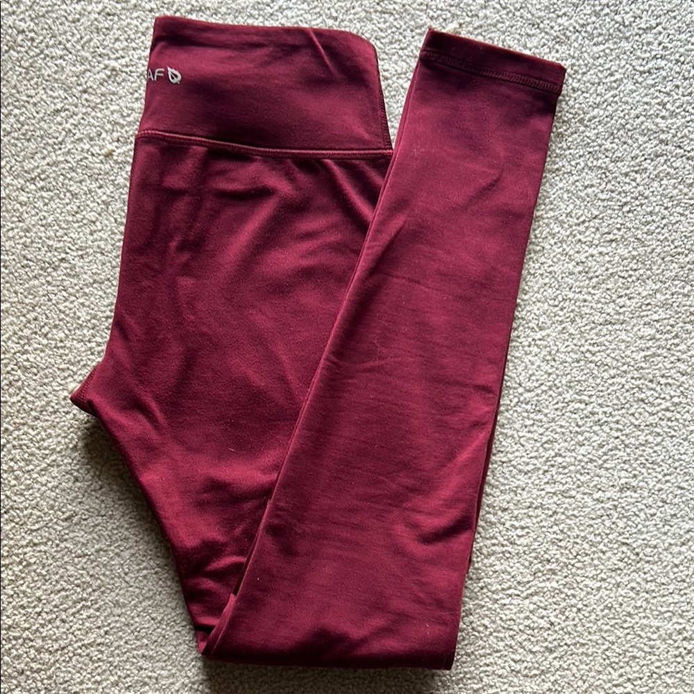 Maroon Kids Leggings